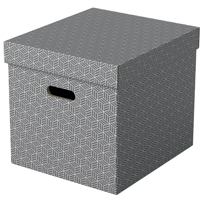 17 Stories Decorative Bin, Grey