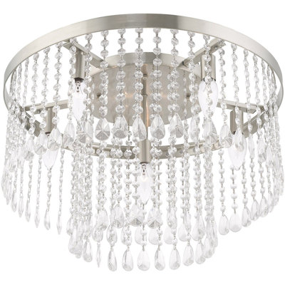 Templos Crystal Flush Mount