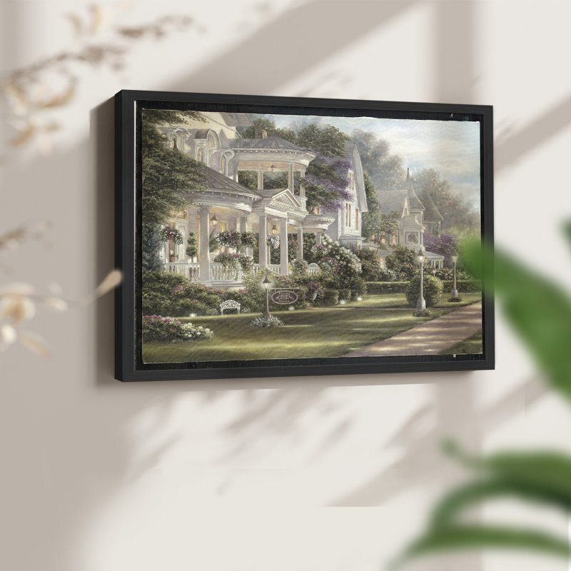 Minns House -Framed Print - Restickable, 8" H x 10" W, Black