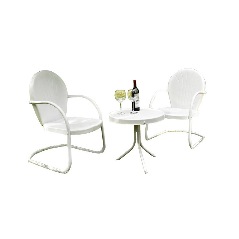 Burley Metal 2 - Person Seating Group, White