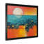 Bleu et orange, minimalisme, coucher de soleil I - art mural minimalisme-1442805094-1442805115