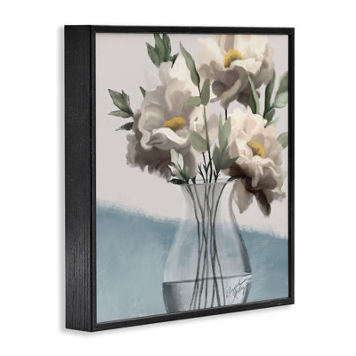 Sweet Vase Bouquet Framed Giclee Art by Elizabeth Medley
