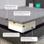 Home 11 Inch Renew Cooling Fast Responding Latex Foam Adult Mattress, Cal King Size
