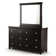 Commode double 6 tiroirs avec miroir Demeatrius