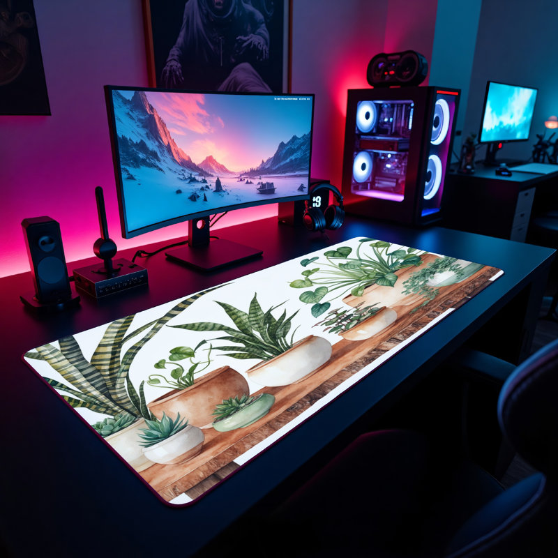 Polyester Desk Pad, 23.6x13.8