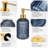 Glass Bathroom Accessories Set