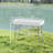 Outdoor Table Cooler,White Folding Ice Cooler Table
