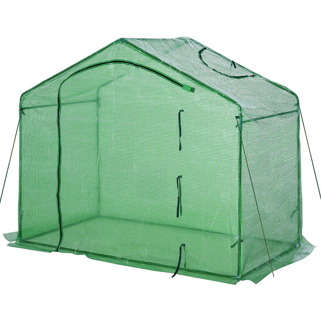 Petrascu 6 Ft W x 3.5 Ft D Mini Greenhouse