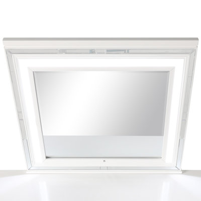 Genoa 0BF0927D57704EA1A6067B842E306219 Mirror , Sparkling White
