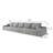 Canapé modulaire Cloud avec siège profond Cloud-532057252-528530906-528530908
