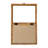 Mallick 14'' H x 11.5'' W Solid Pine Shadow Display Case with Linen Liner-93758306