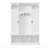 ON-TREND Modern All-in-One Hall Tree with Adjustable Shelves, Classic Arched Farmhouse Storage Bench with Dual Side Cabinets, Elegant Entryway Organizer with 7 Hooks for Mudroom, Hallway, White-166231770