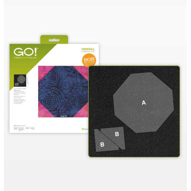 AccuQuilt GO! Ensemble de matrices Block On Board Favourites