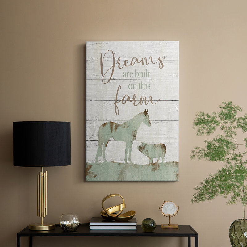 Rêves de ferme - Cavas enveloppés de galerie, H 60 po x l 40 po