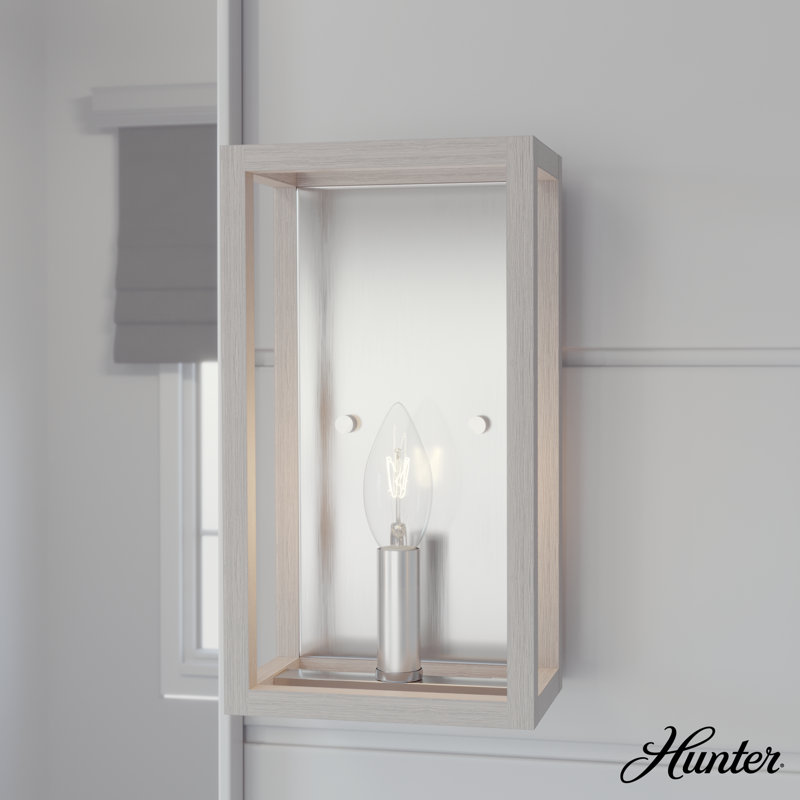 Elegant Brushed Nickel Dimmable Wall Sconce, Direct & Plug-In Electric