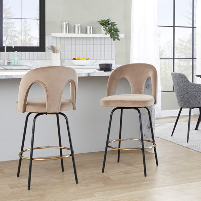 Fixed-Height Counter Stool with Swivel