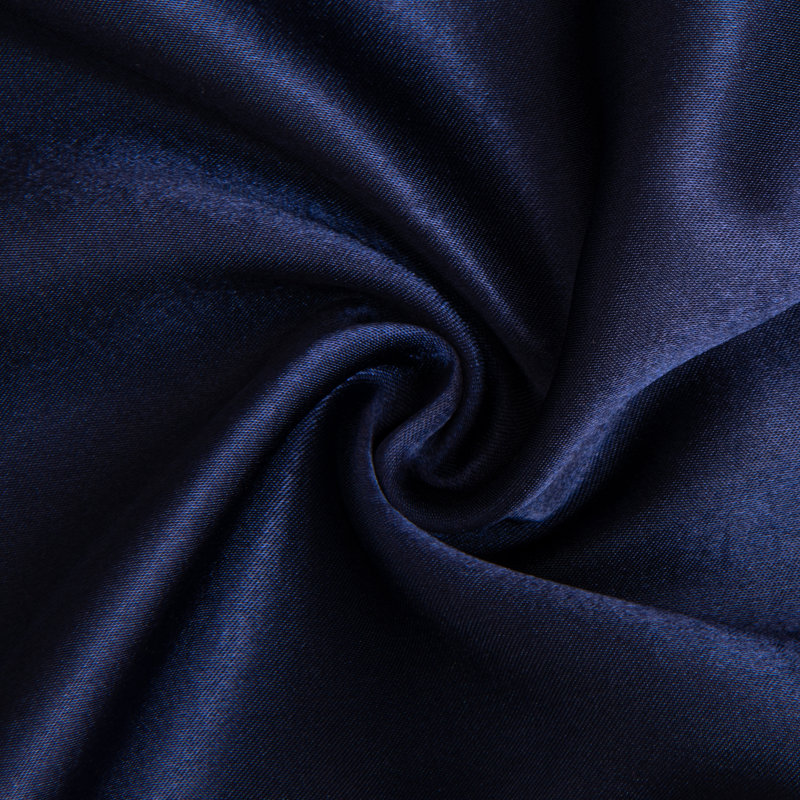 Taie d'oreiller soyeuse en microfibre, Bleu marine