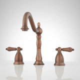 Victorian Widespread Bathroom Faucet with Lever Handles