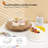 Cake Stand With Dome Lid, 11.8'' Wood Rotating Cake Turntable, Shaterproof 10.4'' Acrylic Cake Dome Cover
