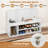 Shoe Bench Home Entryway Shoes Storage Bench w/ Padded Seat & Hidden Storage -1762104869