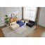 Canapé à compression, canapé-lit convertible au sol avec structure de forme fixe, canapé modulaire à assise simple sans os, sans assemblage requis, tissu chenille, pour la chambre du salon, bleu foncé-913098870-913098864