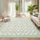 Runner Rug Long Washable Stain Resistant Rug for Hallway Non Slip Low Pile Ultra Soft Floor Mat, Foldable Floral Butterflies Carpet Runner