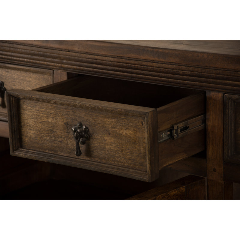 Handmade 54" Wide - 3 Drawer Rustic Wood Sideboard