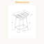 Tabouret de bar, hauteur de comptoir, ensemble de 2, cuisine-1152550705