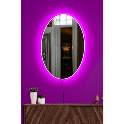 Miroir avec éclairage DEL