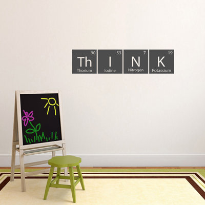 Adhésif décoratif table de réflexion Think