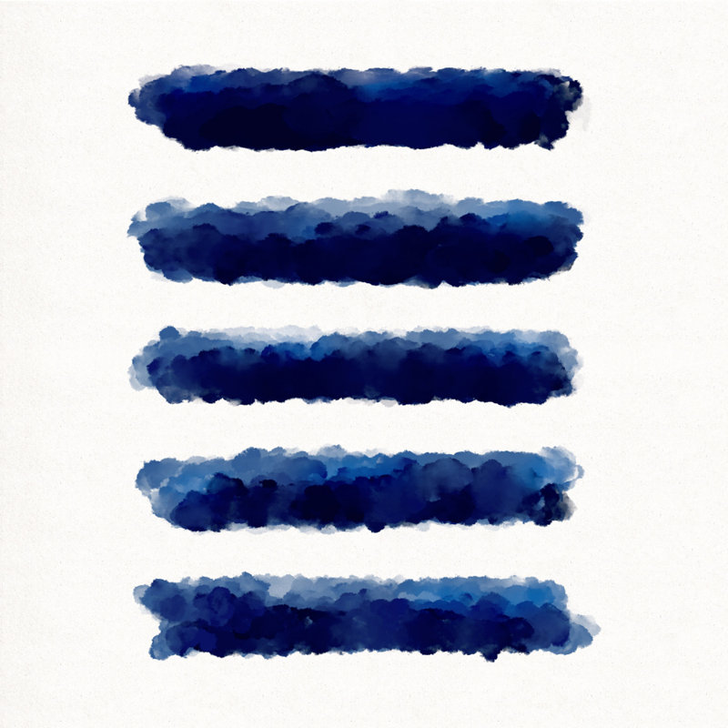 Wrapped Canvas Print, 76.2 cm H x 76.2 cm W, Blue/White