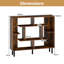 Open Bookshelf Modern Geometric Bookcase-1365791271