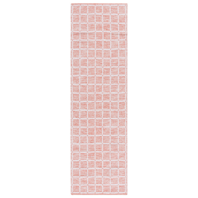 Tapis orange / ivoire Klevis 977, Tapis de couloir 2 pi 3 po x 8 pi