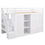 Lit mezzanine fonctionnel avec 3 tablettes-1080996124
