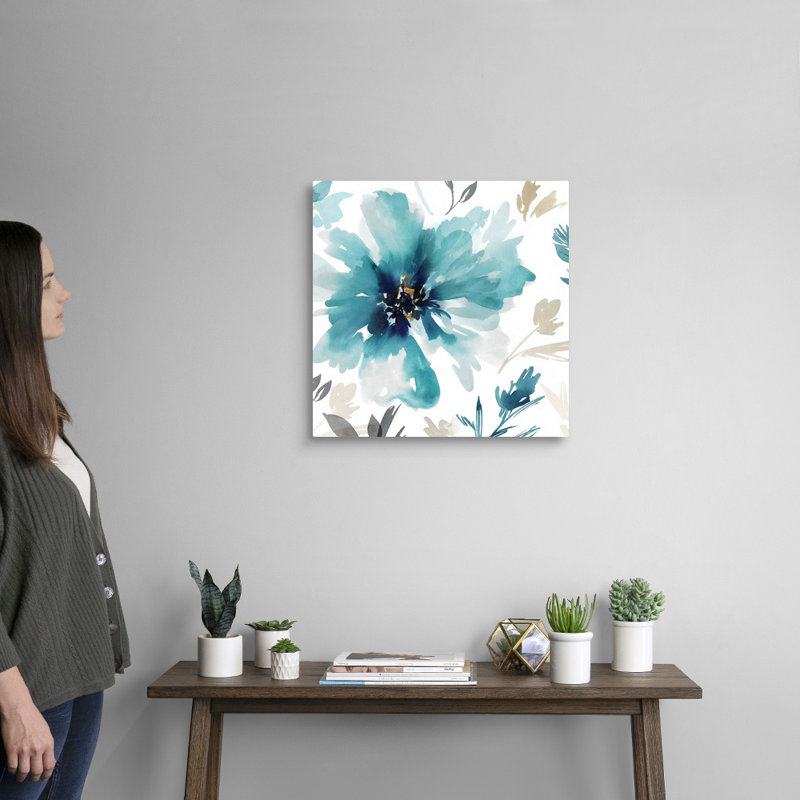 Reproduction d’art sur toile, "finesse I" par Isabelle Z, H 20 po x l 20 po x P 1,25 po, Toile tendue