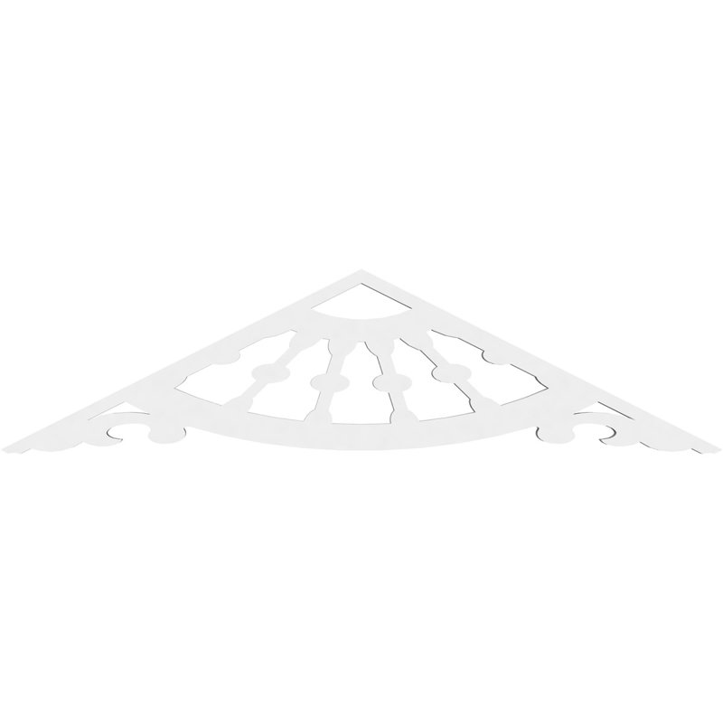 Roue de chariot à pignon en PVC de qualité architecturale, 36 po x 9 po x 1 po, 6 / 12, Plastique