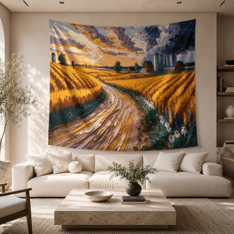 Tapisserie murale «USA State Indiana», 26 po x 36 po