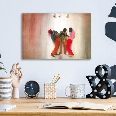 Winston Porter «Black Brown and Beige» par Jim Tanaka, art mural en verre acrylique, ACR-43903