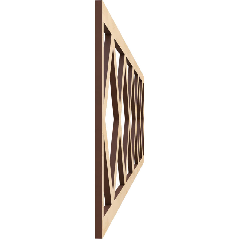 Moulure Wolford, bouleau l 47 po x H 12 po x T 3/8 po, Bouleau, H 12 po x l 47 po x P 0,375 po