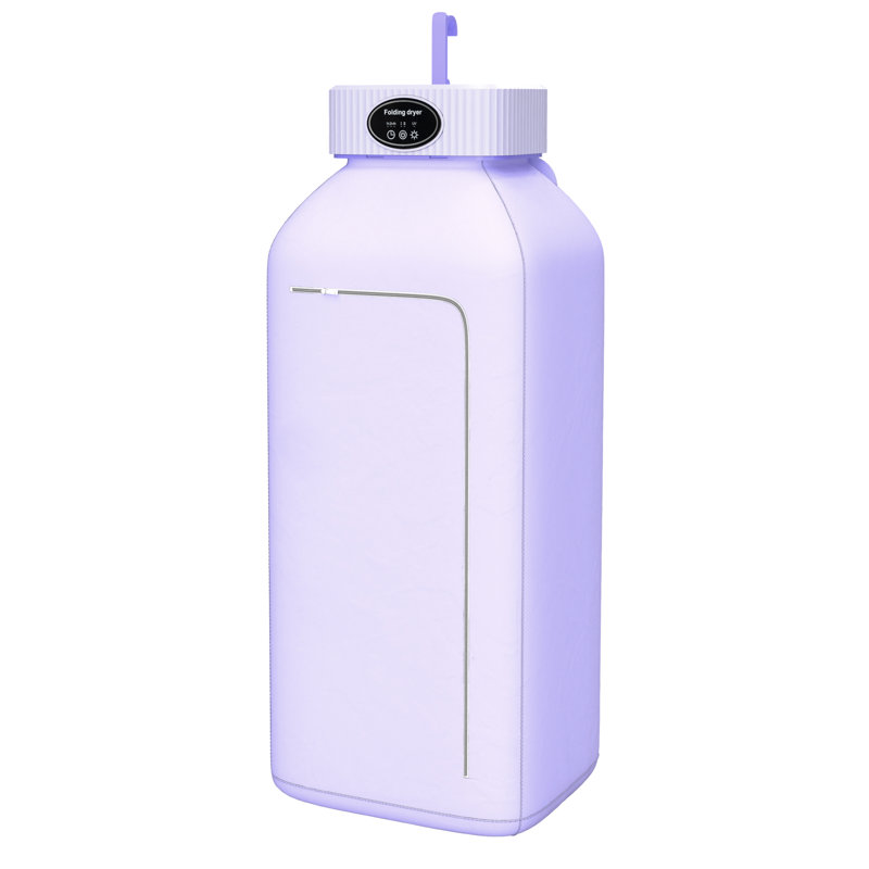 Portable Clothes Dryer, Mini Drying Machine With Timer, Violet