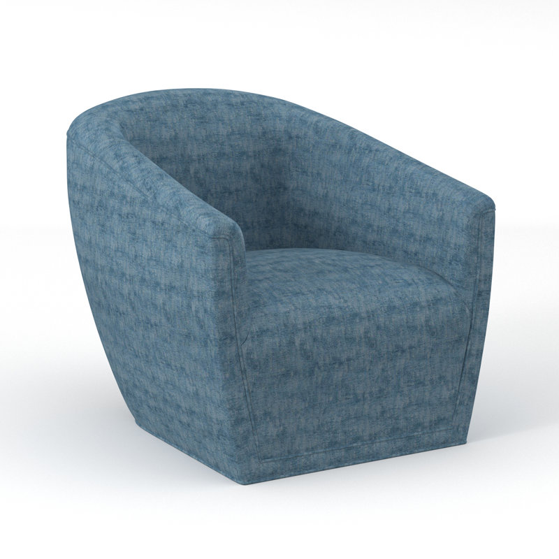 Chaise pivotante Jasper, Viscose Edworth Ocean