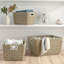 Webb Handmade Coastal Seagrass Basket With Handles - Set of 3