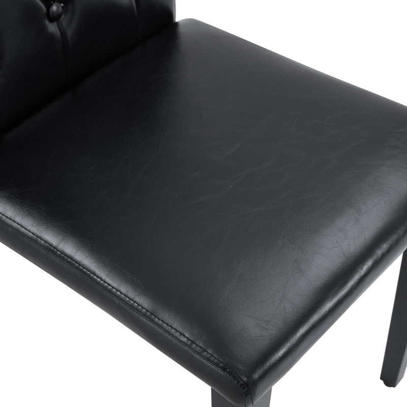 Ensemble de table de salle à manger en noyer avec rangement, 8 chaises ergonomiques en PU, de style moderne