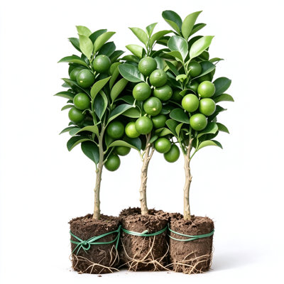 MistFoliage Lemon Tree - Live Fruit Tree Sapling, Edible Lemon Seedling for Patio & Garden, Full Sun, Green
