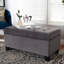 106cm Wide Velvet Tufted Rectangle Solid Colour Standard Ottoman with Storage-302678433