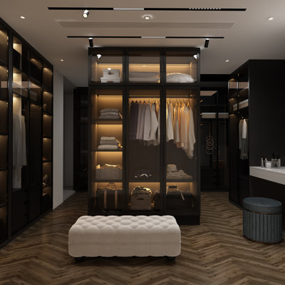 Armoire 6 portes avec armoire