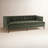 Beatrice Sofa-78"-Sapphire Olive