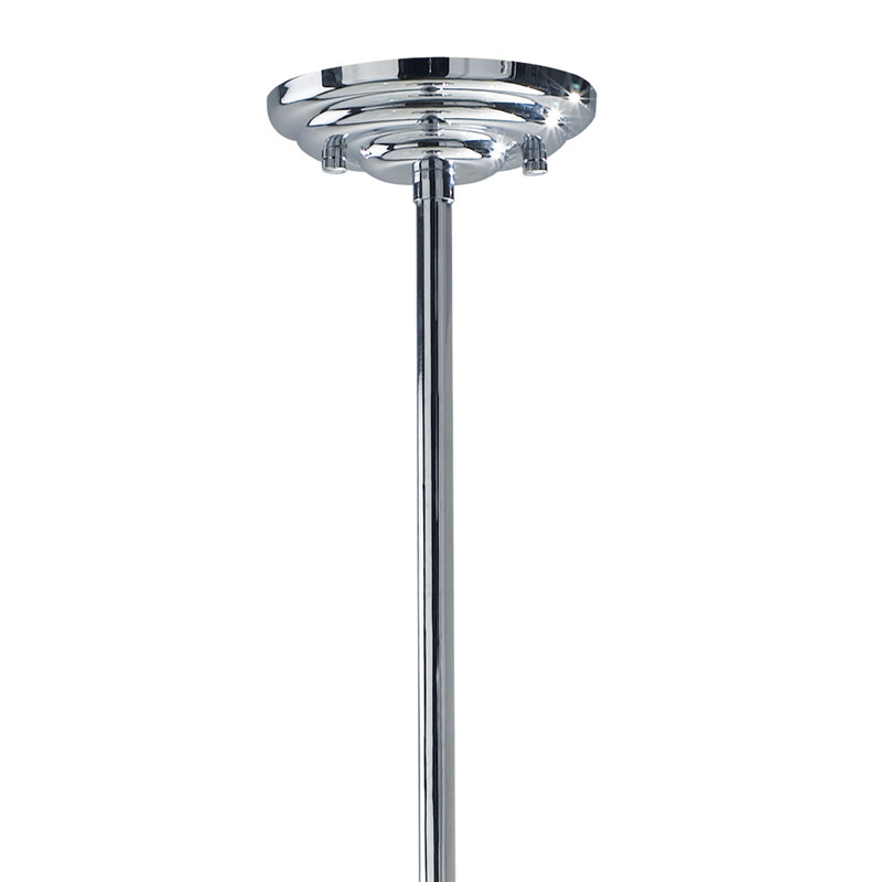 Bussey 1 - Light Polished Chrome Dome Pendant