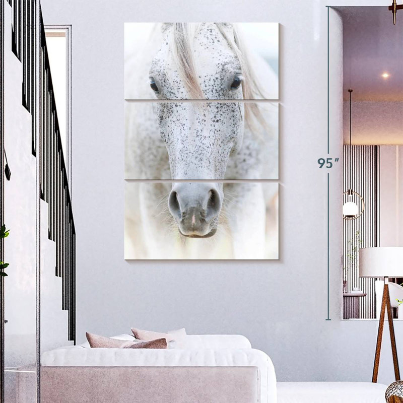 Brampt Freckled Arabian Horse, 38" H x 24" W