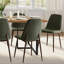 Ensemble de table de salle à manger rectangulaire moderne de 78,7 po avec 8 chaises rembourrées et pieds en métal Modern-875011875